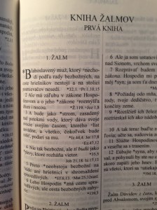Az első zsoltár nyomtatásban a Rohácsek féle fordításból