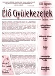 Az Élő Gyülekezetek II. évfolyam 4. száma (1999-ből)